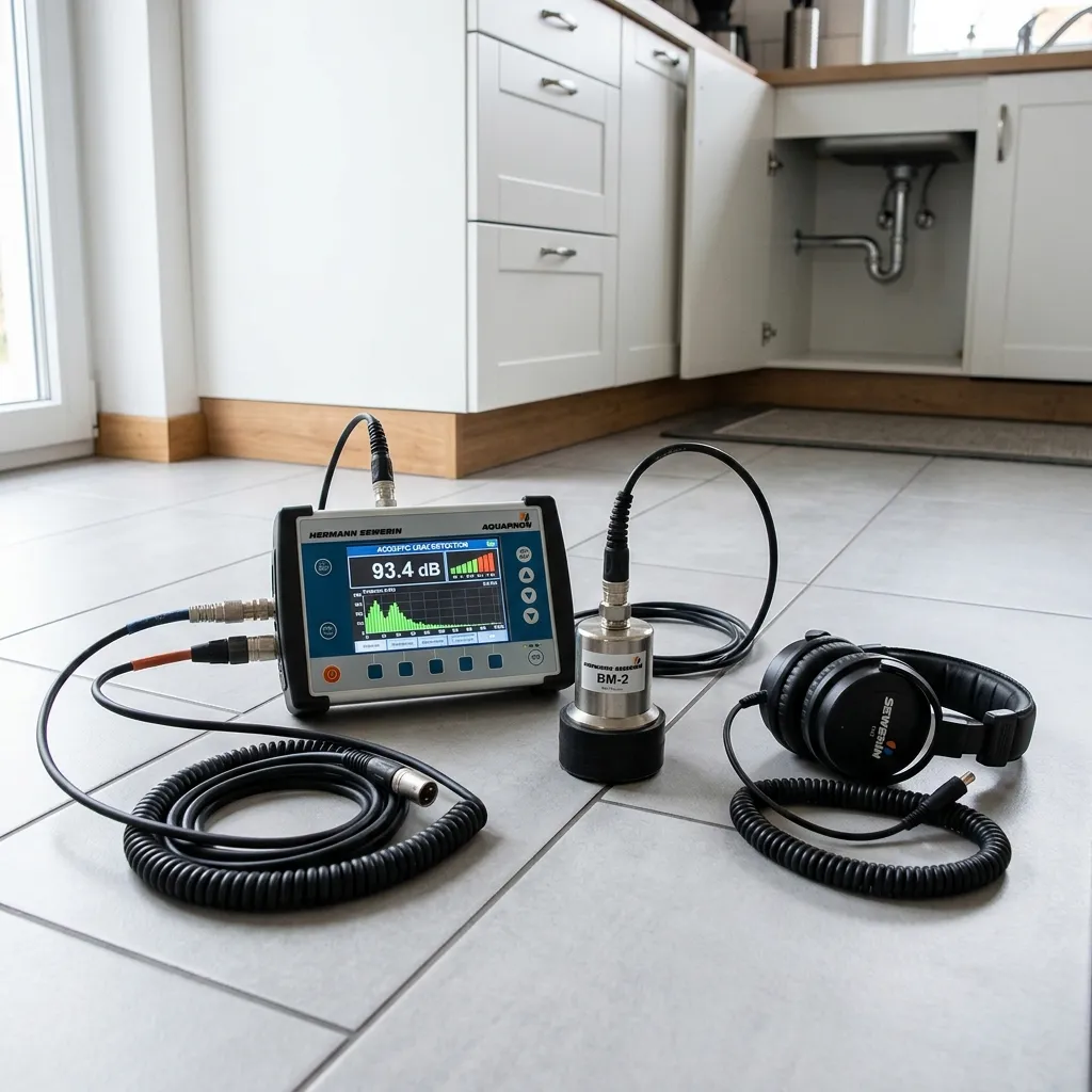 Acoustic leak detection on Fairview Dr