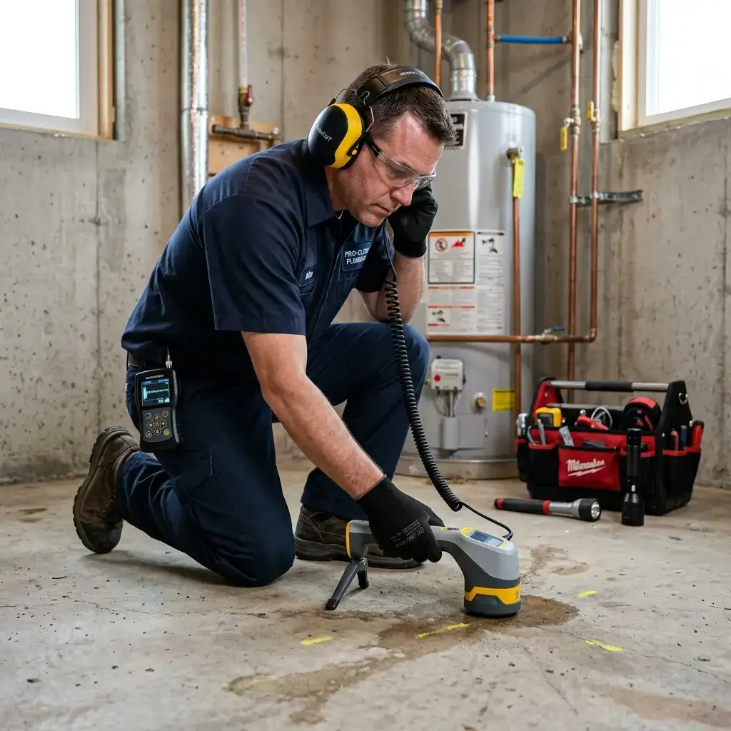 Slab Leak Detection
